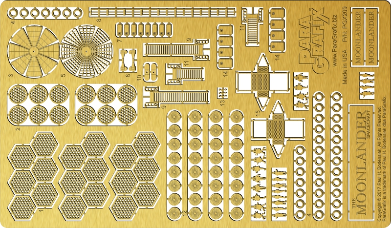 Moonlander Photoetch Set from ParaGrafix